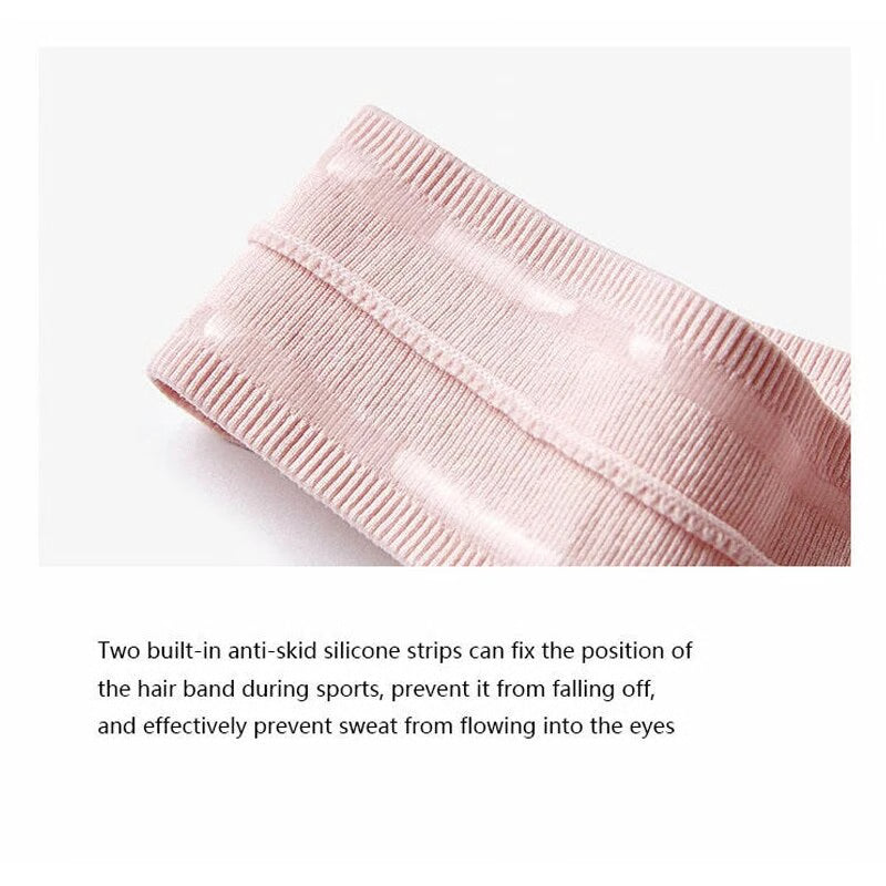 Seamless Sports Headband Non Slip Sweatband for Workouts and Yoga