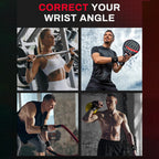 Wraps, Bench Press Bar Grip Assist Pads, Dumbbell Hand Straps for Weightlifting & Gym Sports