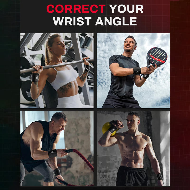 Wraps, Bench Press Bar Grip Assist Pads, Dumbbell Hand Straps for Weightlifting & Gym Sports