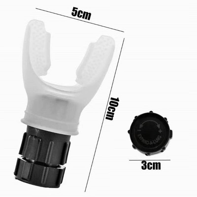 Respirator Fitness Equipment, Breathing Trainer Mouthpiece, Lung Exercise Tool for Household Health Care
