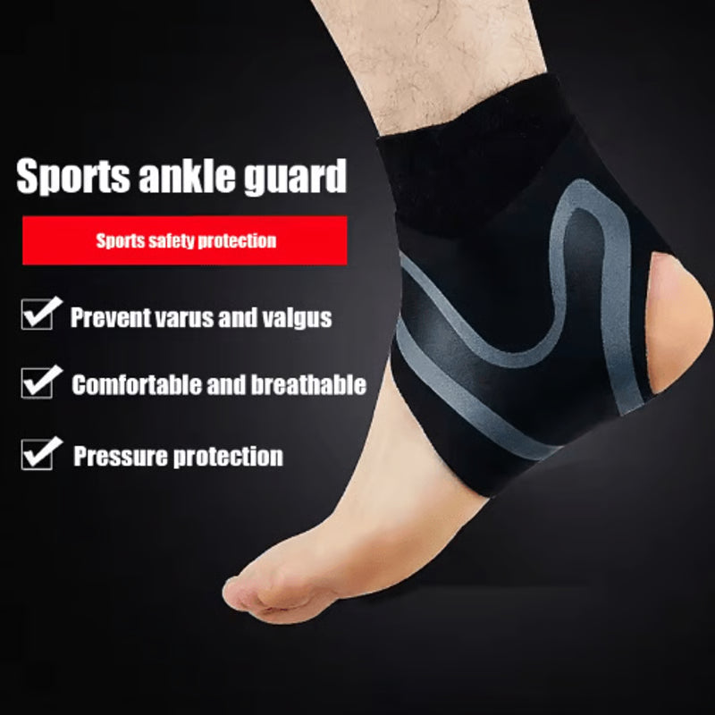 Sports Compression Ankle Sleeve for Stability & Anti-Sprain Support