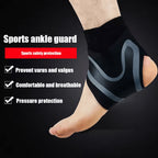 Sports Compression Ankle Sleeve for Stability & Anti-Sprain Support