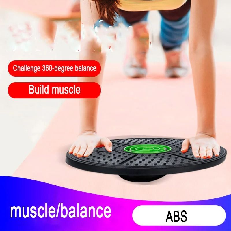 360° Yoga Swing Balance Board – Ultimate Abdominal Fitness Equipment for Weight Loss and Flexibility Training