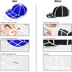 Multifunctional Baseball Cap Washer, Hat Washer Frame, Double-deck Hat Cleaner Protector for Adult/Kid