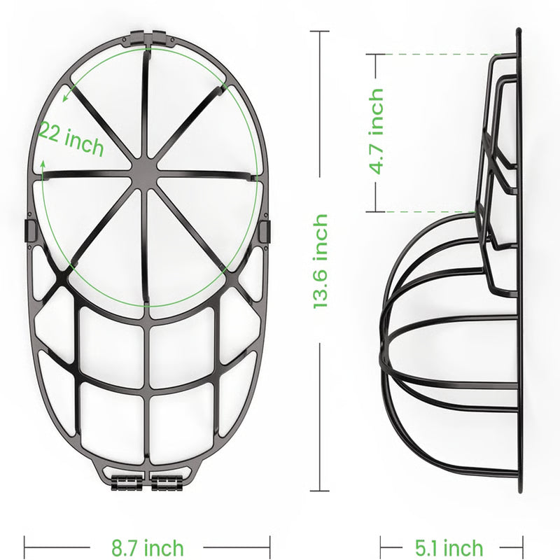 Multifunctional Baseball Cap Washer, Hat Washer Frame, Double-deck Hat Cleaner Protector for Adult/Kid