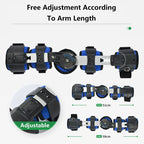 Adjustable Elbow Brace, Lightweight Breathable Rear Elbow Support, Arm Injury Recovery, Pain Relief for Sports, Comfort