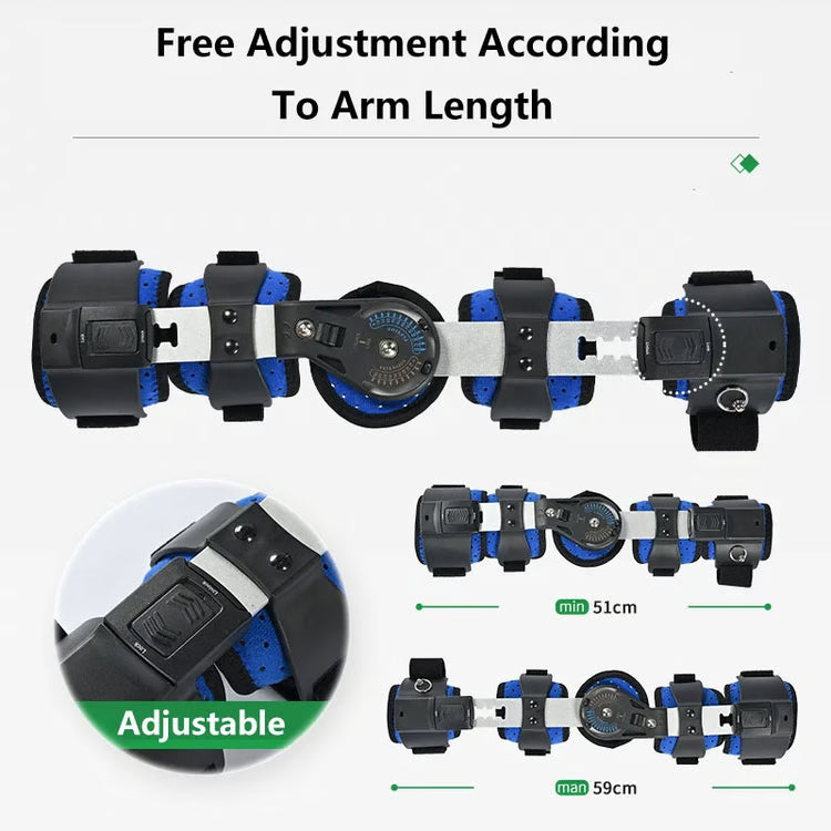 Adjustable Elbow Brace, Lightweight Breathable Rear Elbow Support, Arm Injury Recovery, Pain Relief for Sports, Comfort