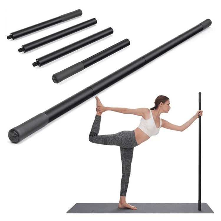 Adjustable Yoga Stretching Stick Steel Mobility Training Stick for Flexibility and Balance