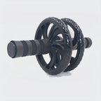 Abdominal Muscle Roller, Silent Two-Wheel Design, PVC & Stainless Steel Sports Gear