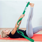 Yoga Stretching Strap USA Made Top Choice, Stretch Out Strap with Exercise Book, Physical Therapy Stretch Straps