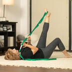 Yoga Stretching Strap USA Made Top Choice, Stretch Out Strap with Exercise Book, Physical Therapy Stretch Straps