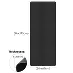 Non Slip EVA Yoga Mat Lightweight Exercise Mat for Home Workout Fitness