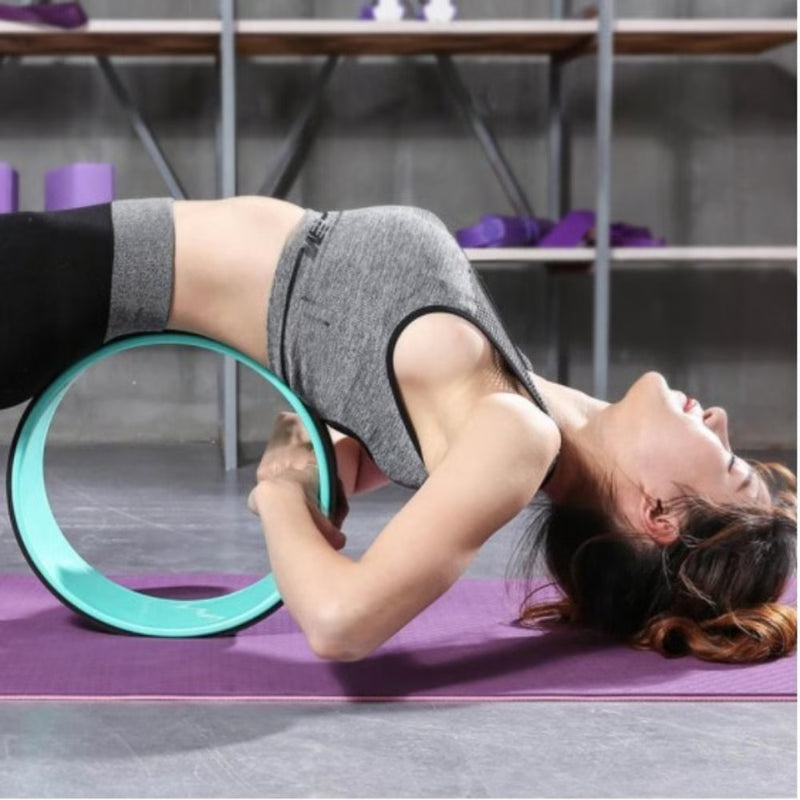 Multi-Functional Yoga Wheel for Back & Waist Training, Pilates Ring for Home Gym Workouts